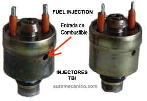 TBI - Fuel injection - inyectores