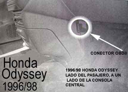 Conector de escaner honda accord 99 #1