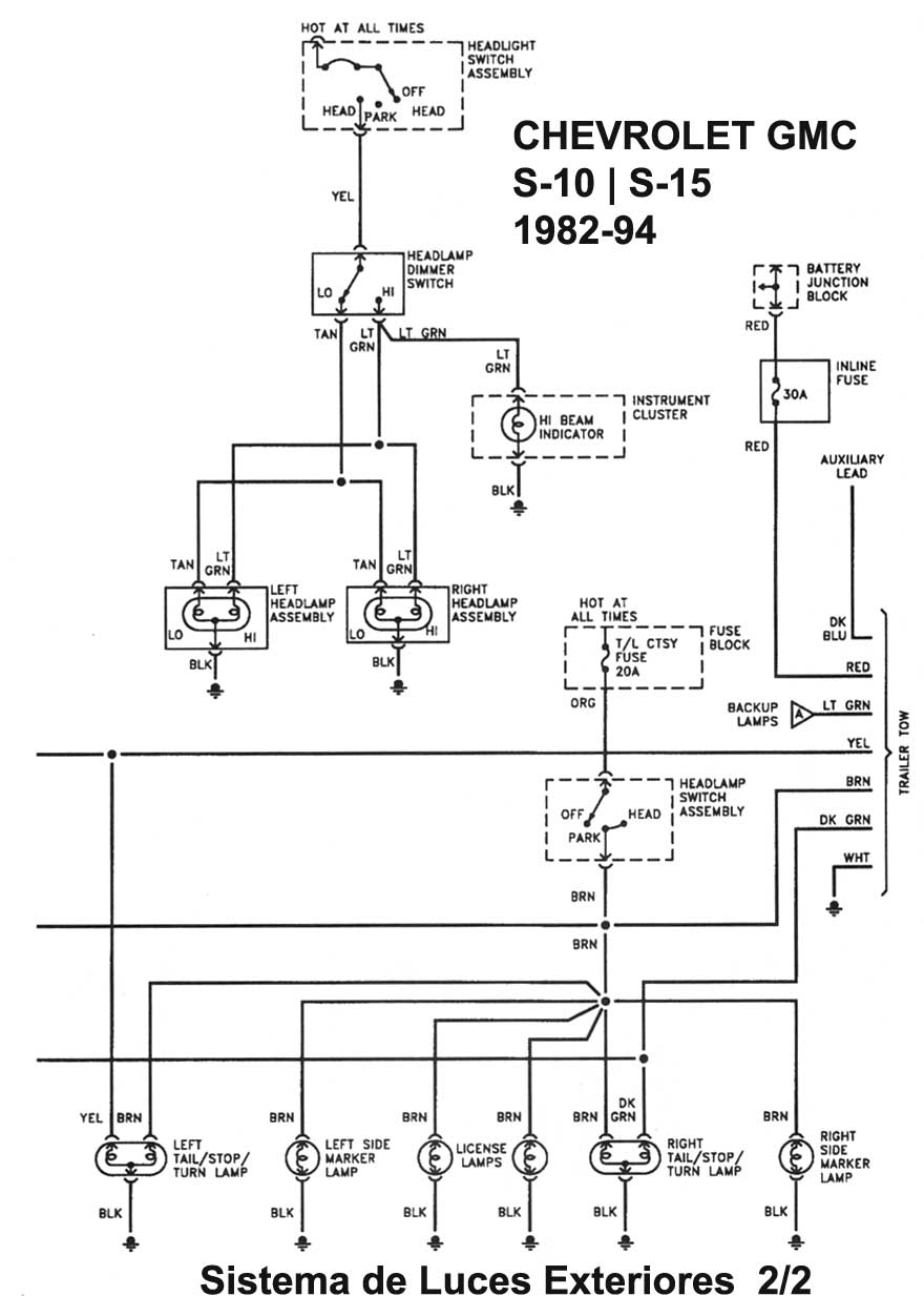 Diagrama De Fiação Elétrica Do Cérebro Diagrama Motor Chevy